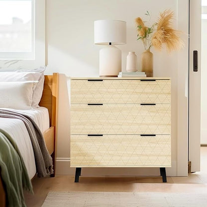 AWQM 3 Drawer Dresser for Bedroom, Large Capacity Chest of Drawers, Wood - Image 7