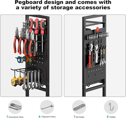 CCCEI Garage Power Tools Organizer Cart - Image 4