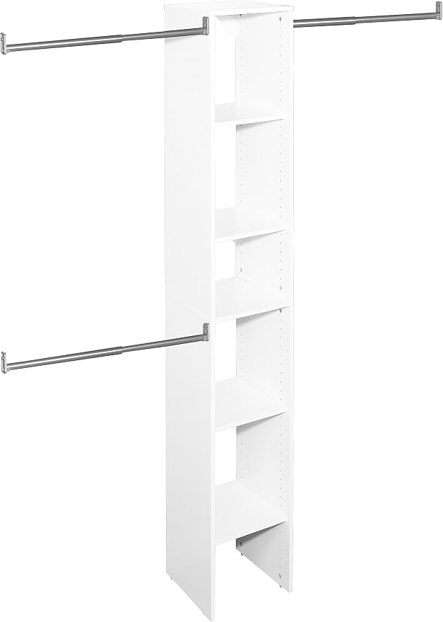ClosetMaid 4867 SuiteSymphony 12-Inch Starter Tower Kit, Pure White by Unknown