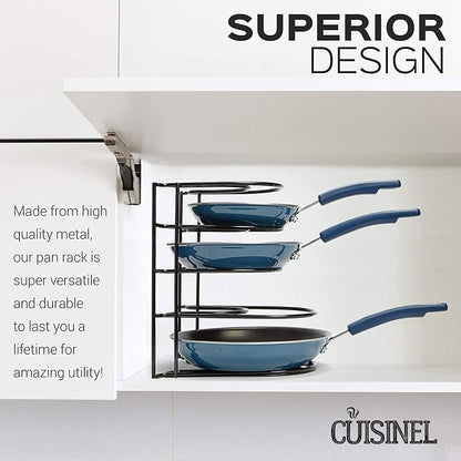 Cuisinel Heavy Duty Pots and Pans Organizer Rack - Image 6