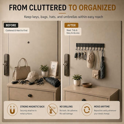 2Pcs Magnetic Key Holder For Fridge - Image 4