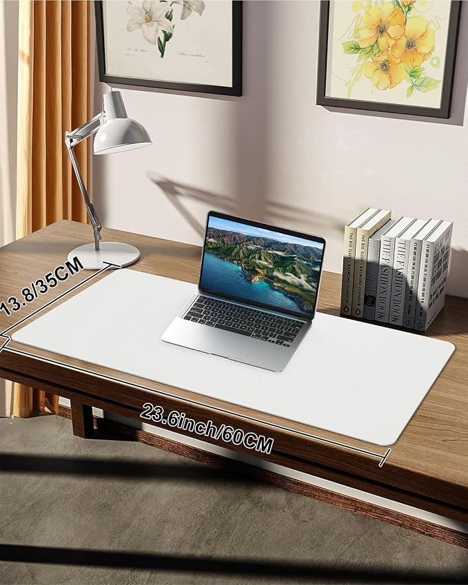 Pu Leather Desk Protector, Mouse Pad, Laptop Mat, Non-Slip Blotter, Waterproof - Image 6