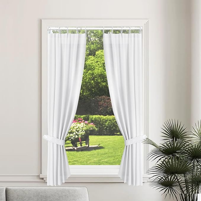 2Pcs Spring Tension Curtain Rod, No drilling Spring loaded Curtian rod - Image 6