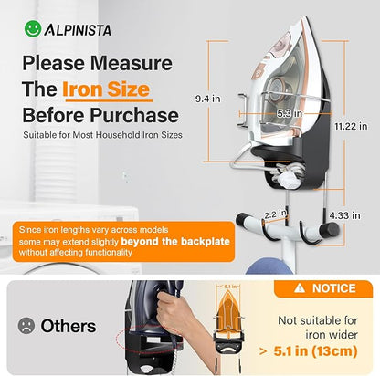 Alpinista Ironing Board Hanger, Ironing Board Holder Wall Mount | Laundry Rooms - Image 2