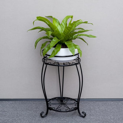FaithLand Plant Stand, Heavy Duty Metal Planter Holder Indoor Outdoor, 2 Tier - Image 7