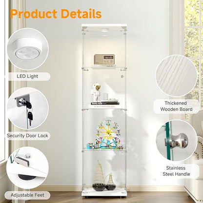 Tempered Glass Display Cabinet - Image 5
