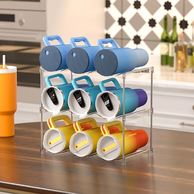 Yieach 2 Tier Waterbottle Organizer - Image 6