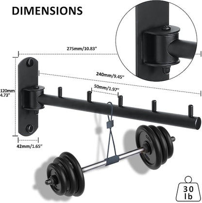 Mooche Swing Clothes Hanger Rack, Garment Racks Folding Clothes Bar Wall Mounted - Image 7