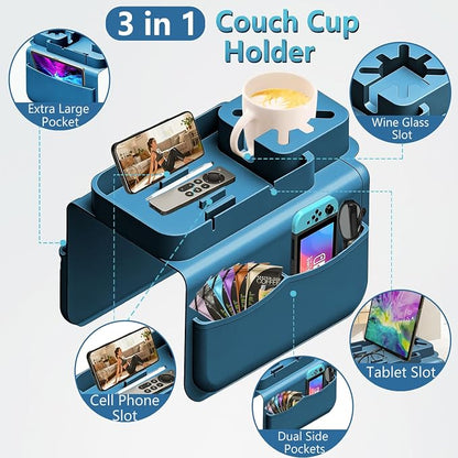 Silicone Couch Cup Holder Tray - Image 4