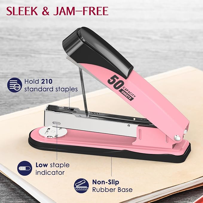 Metal Stapler Heavy Duty 50 Sheet Capacity - Image 4