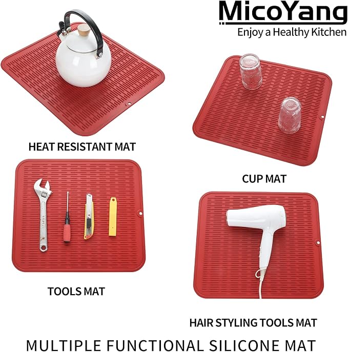 Silicone Dish Drying Mat for Multiple Usage, Easy clean, Eco-friendly, - Image 4
