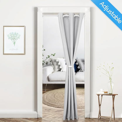 2pack Spring Tension Curtain Rods 18-36 Inch Adjustable White Tension Rod | - Image 7