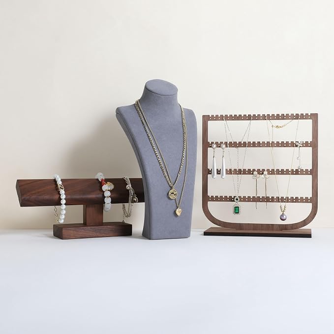 GemeShou Grey necklace storage organizer - Image 3