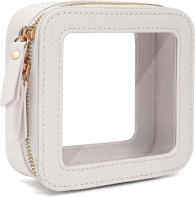 Travel Clear Makeup Bag Set, TSA Approved Cosmetic Bag Case by FFpaw