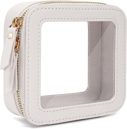Travel Clear Makeup Bag Set, TSA Approved Cosmetic Bag Case by FFpaw