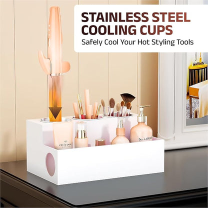 Casavita White Hair Tool Organizer - Image 6