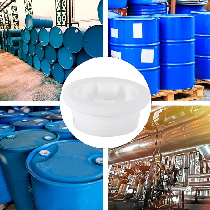 TEHAUX Chemical Bottle Bucket Screw on Replacement Lid 2.83 in Anti Splashes - Image 6