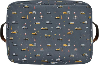 Cute Vehicles Crane Storage Bins Box Foldable Shelf Basket - Image 8