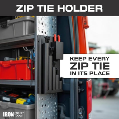 Iron Forge Tools Zip Tie Holder, Cable Tie Organizer - Image 4