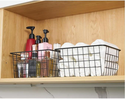 JUNCHU CHERRY Wire Kitchen Storage Basket 3 Packs, Perfect Pantry Organization - Image 6