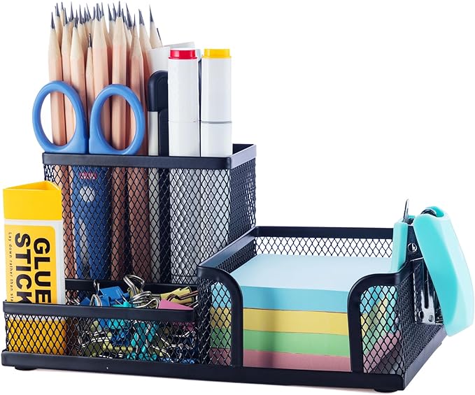M&G Mesh Pen Holder Desk Organizers Pencil Holder by MG