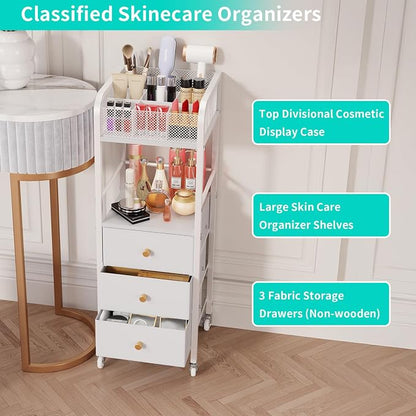 HapiRm Rolling Makeup Cart Organizer - Image 4