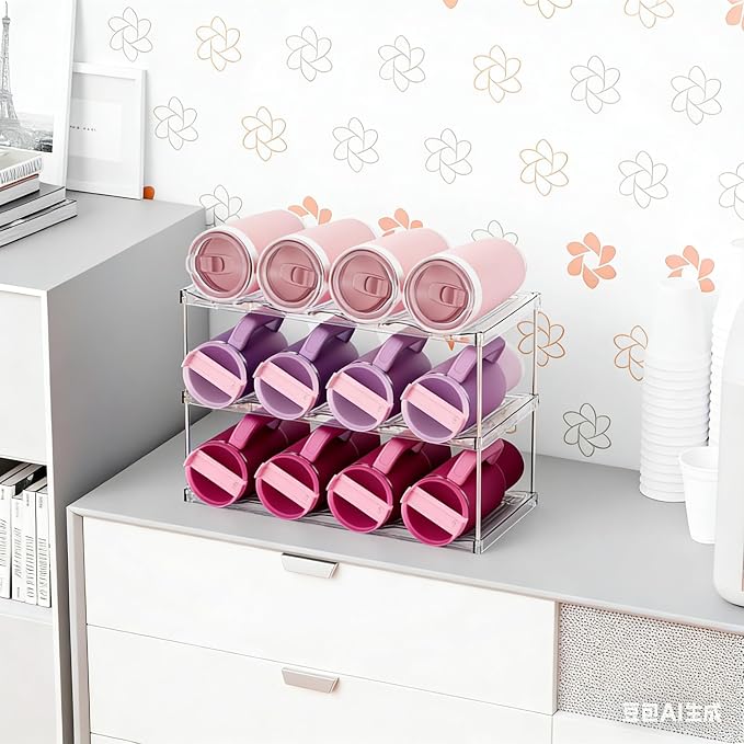 Yieach 3 Tier Waterbottle Organizer - Image 4