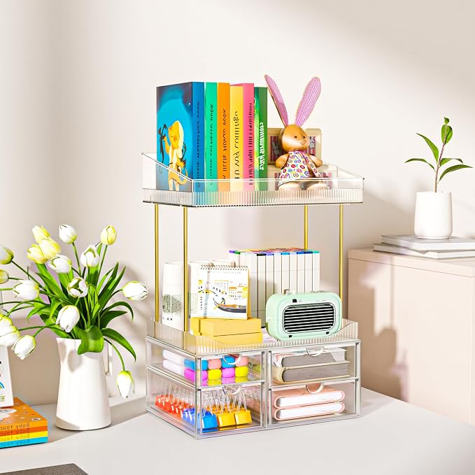SNSLXH 4 Drawers Makeup Organizer - Image 5