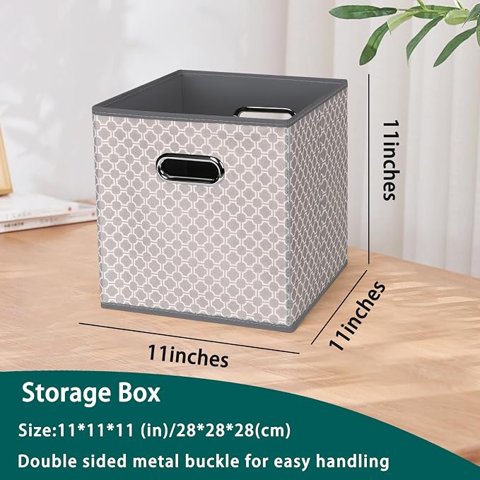 Fabric storage bins Cubes, Fabric Cube Organizer - Image 2