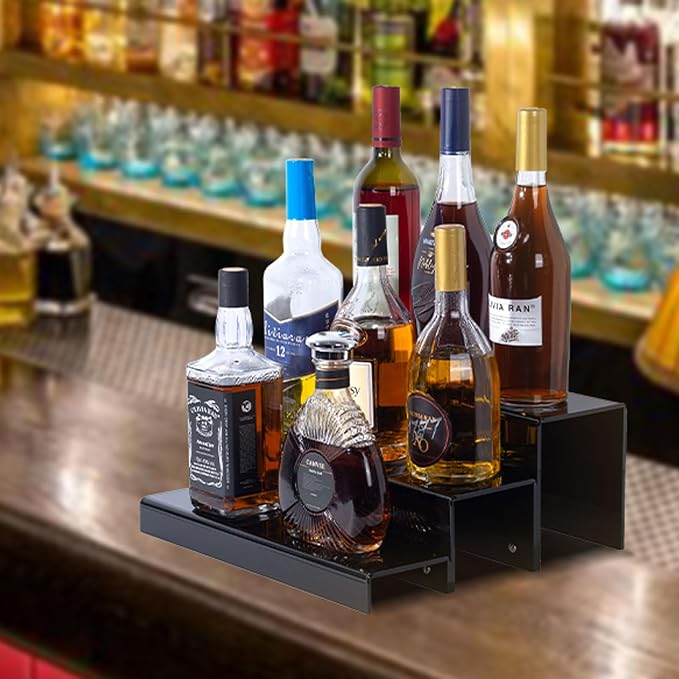 3 Tiers Bar Shelves for Liquor Bottles - Image 6