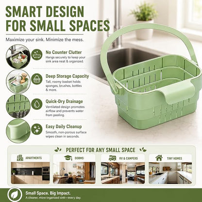 2Pack Multifunctional Hanging Sink Drain Basket - Image 9