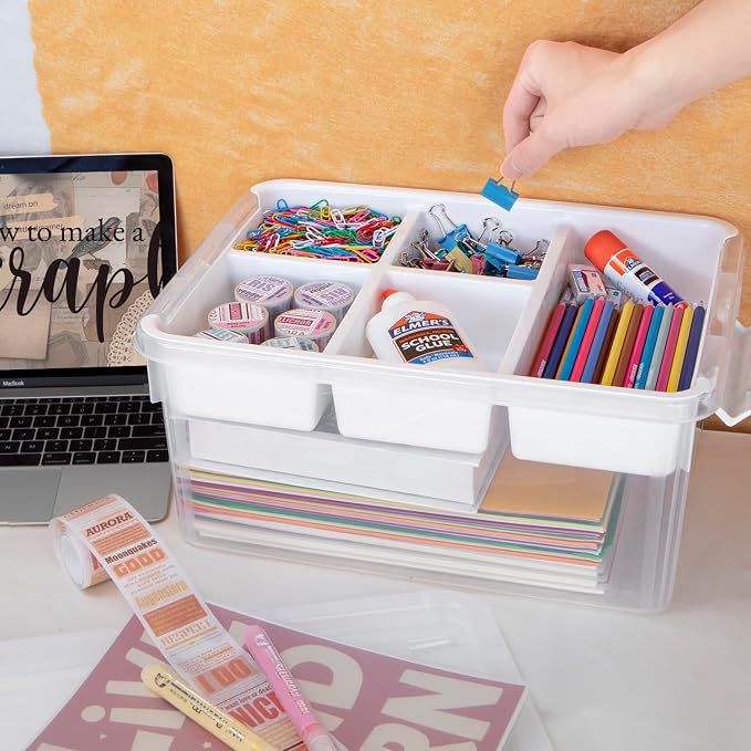 TERGOO 17 QT Craft Organizers and Storage - Image 3