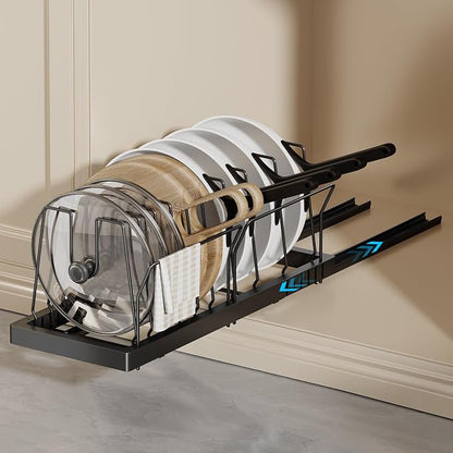 Pots and Pans Organizer Under Cabinet by COMFORTYOURHOME