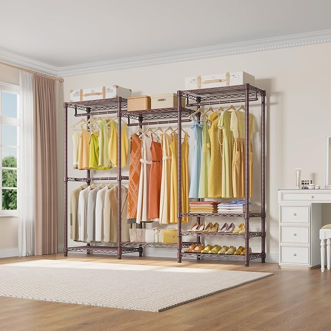 VIPEK V5 Portable Closet Wardrobe Heavy Duty Clothes Rack Metal Freestanding - Image 2