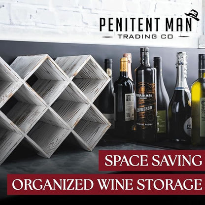 Penitent Man Wooden Wine Rack - Image 5