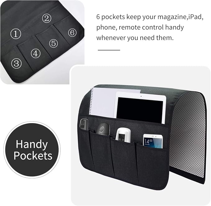 Sofa Armrest Organizer, Remote Control Holder - Image 4