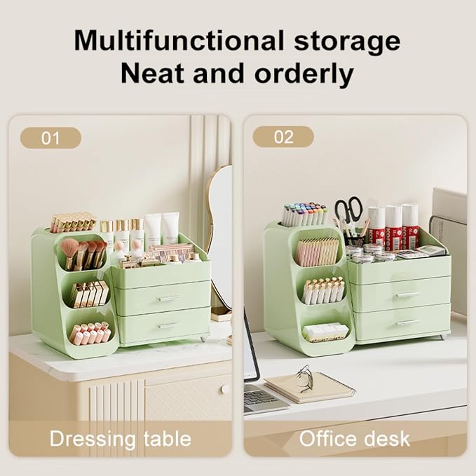 Booklov Makeup Organizer for Vanity, Large Capacity Cosmetic Display Case - Image 7