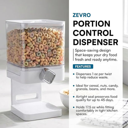 Zevro Compact Dry Food Dispenser, Single Control - Image 4