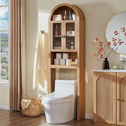 IFGET Arched Over The Toilet Storage Cabinet by IFGETEnrichYourLivingSpace