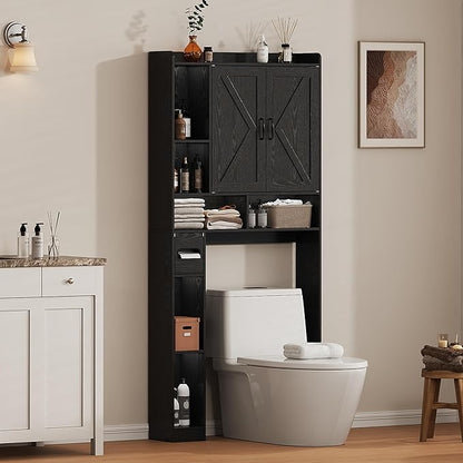 Over the Toilet Storage Cabinet, 31”W Bathroom Organizer | by Viroformo