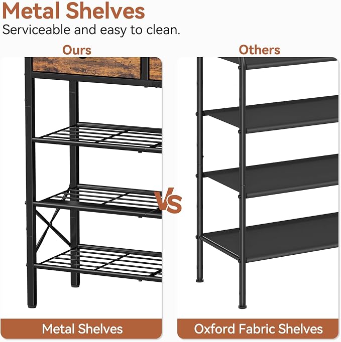 Shoe Rack for Entryway, 4 Tier Shoe Organizer - Image 7