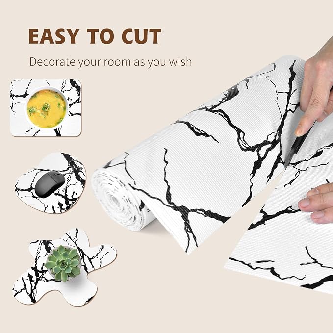 2-Layer Drawer and Shelf Liner for Kitchen Cabinet: 23.6 in X 20 Ft Non Slip - Image 7
