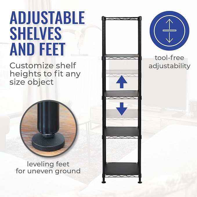 SafeRacks - NSF Certified Storage Shelves, Heavy Duty Steel Wire Unit - Image 6