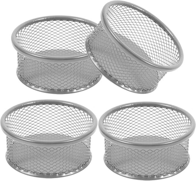 VILLCASE 4pcs Metal Paperclip Holders by VILLCASE