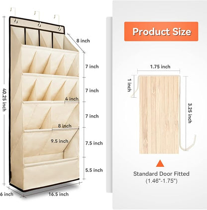 FENTEC 1 Pack Over the Door Shoe Organizers, Hanging Shoe Organizer - Image 6
