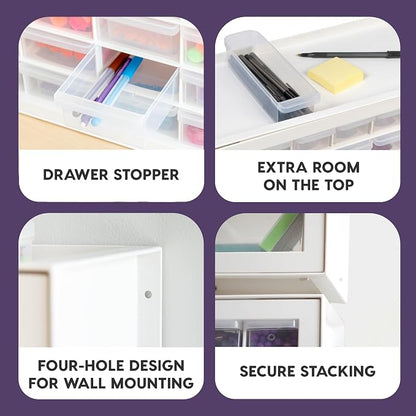 IRIS USA 44-Drawer Small Parts Storage Cabinet, Made in USA, Building Bricks - Image 5