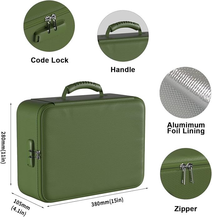 DocSafe 5200°F Fireproof Document Organizer Box - Image 9