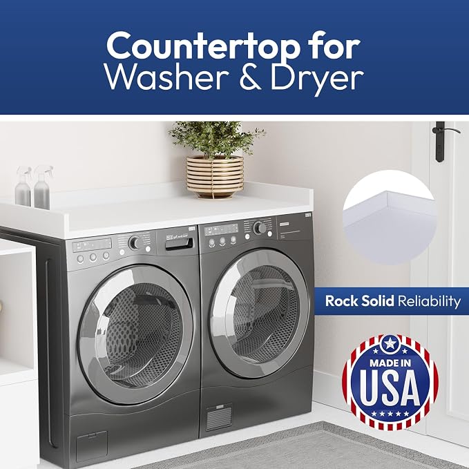 OfficeSimpli Large Washer Dryer Countertop 30 x 58 - Image 8