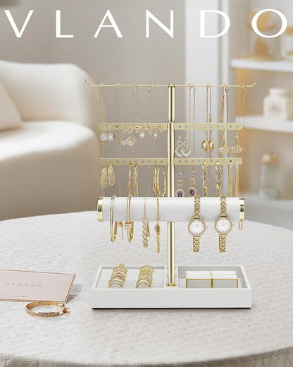 Vlando 3 Tier Jewelry Stand Organizer - Image 7