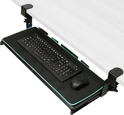 VIVO Large Height Adjustable Under Desk Keyboard Tray by Unknown